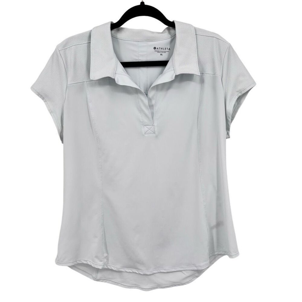 ATHLETA ON PAR POLO‎ Shirt Light Green Size XL
